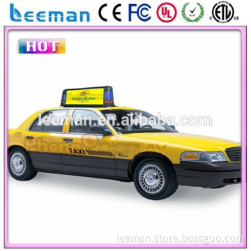 Leeman p6 P5 Waterproof led taxi top advertising,LED taxi top,Taxi top advertising